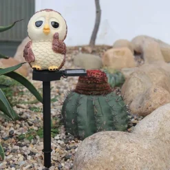 Solar Eulenlaterne - Dekorative Außenleuchte