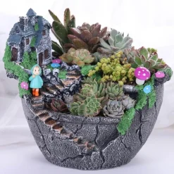 Solar Fairy House Lamp - Decorative Outdoor Garden Light