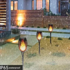 Solar Flame LED-Lampe – Umweltfreundliche Außenbeleuchtung