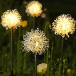 Solar Löwenzahn LED Gartenlaterne - Dekorative Außenleuchte