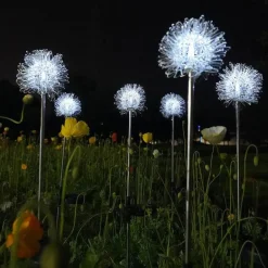 Solar Löwenzahn LED Gartenlaterne - Dekorative Außenleuchte