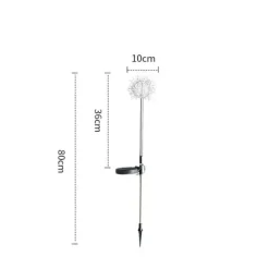 Solar Löwenzahn LED Gartenlaterne - Dekorative Außenleuchte