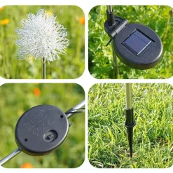Solar Löwenzahn LED Gartenlaterne - Dekorative Außenleuchte