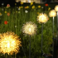 Solar Löwenzahn LED Gartenlaterne - Dekorative Außenleuchte