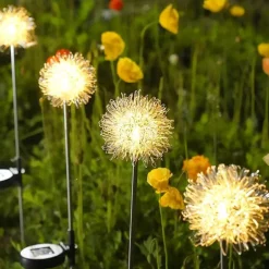 Solar Löwenzahn LED Gartenlaterne - Dekorative Außenleuchte