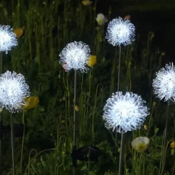 Solar Löwenzahn LED Gartenlaterne - Dekorative Außenleuchte