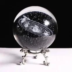 Solar System Crystal Globe Lamp - Planetary Night Light