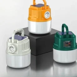 Solarbetriebene wiederaufladbare Campinglaterne – LED-Explorer-Licht für den Außenbereich