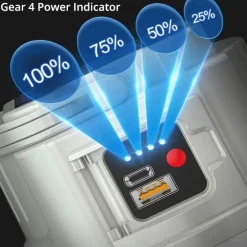 Solarbetriebene wiederaufladbare Campinglaterne – LED-Explorer-Licht für den Außenbereich