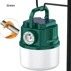 Solarbetriebene wiederaufladbare Campinglaterne – LED-Explorer-Licht für den Außenbereich