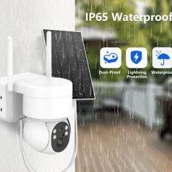 Solarbetriebene WLAN-Überwachungskamera – IP-Kamera für den Außenbereich