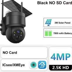 Solarbetriebene WLAN-Überwachungskamera – IP-Kamera für den Außenbereich