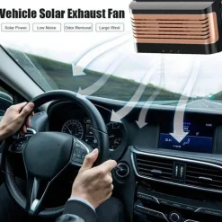 Solarbetriebenes Auto-Luftreiniger-Lüfterreinigungssystem