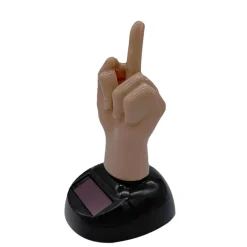 Solarbetriebenes Mittelfinger-Auto-Armaturenbrett-Dekor – lustiges Auto-Accessoire