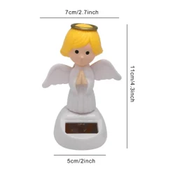 Solarbetriebenes Mittelfinger-Auto-Armaturenbrett-Dekor – lustiges Auto-Accessoire