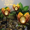 Solar-Blumengartenleuchte – dekorativer Akzent für den Außenbereich