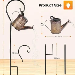 Solar-Garten-Gießkannenlicht - Terrassendekor