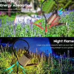 Solar-Garten-Gießkannenlicht - Terrassendekor