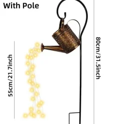 Solar-Garten-Gießkannenlicht - Terrassendekor