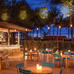 Solar-Gartenleuchte Ananas – Dekorative Außenlampe