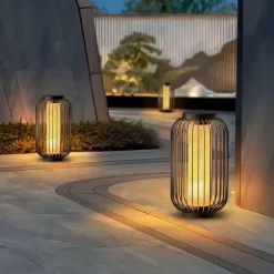 Solarlaterne Vogelkäfig – Dekorative Außenbeleuchtung