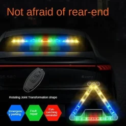 Solar-LED-Blitzlicht - Notfall-Warnlampe