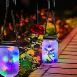 Solar-LED-Gartenlaterne – dekorative Außenbeleuchtung