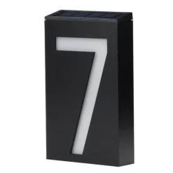 Solar-LED-Hausnummern – solarbetriebene Adressleuchte