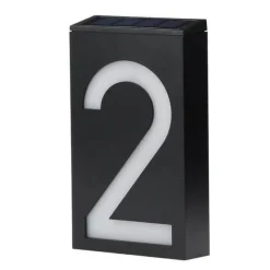 Solar-LED-Hausnummern – solarbetriebene Adressleuchte