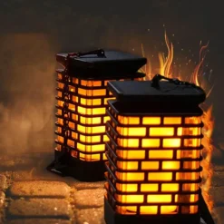 Solar-LED-Hängelaterne ohne Flamme