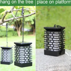 Solar-LED-Hängelaterne ohne Flamme