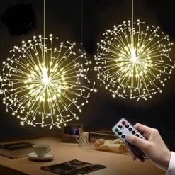 Solar-LED-Starburst-Partylichter – dekorative Außenbeleuchtung