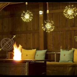 Solar-LED-Starburst-Partylichter – dekorative Außenbeleuchtung