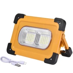 Solar-Powerbank mit LED-Licht – Tragbares Camping-Ladegerät