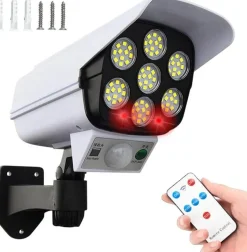 Solar-Sicherheitsleuchte mit Bewegungsmelder – Überwachungskamera für den Außenbereich