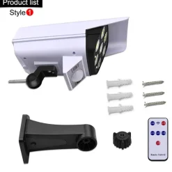 Solar-Sicherheitsleuchte mit Bewegungsmelder – Überwachungskamera für den Außenbereich