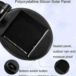 Solarwasserdichte Terrassenleuchten - Dekorative Außenbeleuchtung