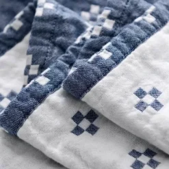 Sommerdecke aus Baumwolle: Weiche und luftige Tagesdecke für Einzel-/Doppelbetten