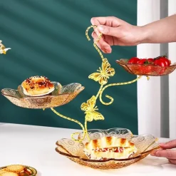 Sonnenblumen-Tortenständer – Strukturiertes Dessertdisplay für Feiern