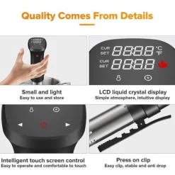 Sous Vide Garer - Digitale Temperaturkontrolleinheit