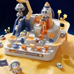 Space Panda Rennautos - Spielzeugfahrzeuge für Kinder
