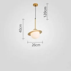 Space Planet Pendant Light - Decorative Universe Fixture
