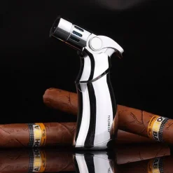 Space Rocket Turbo Feuerzeug - Windfestes Metallfeuerzeug