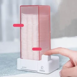 Spender für Make-up-Wattepads – Aufbewahrungsbox für Kosmetik-Organizer