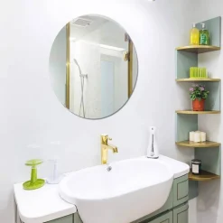 Spiegel Wandaufkleber - Reflektierender Wohndekor Aufkleber