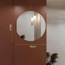 Spiegel Wandaufkleber - Reflektierender Wohndekor Aufkleber