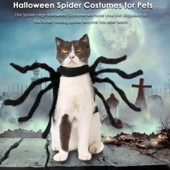 Spinnenkostüm für Haustiere – Halloween-Outfit für Hunde und Katzen