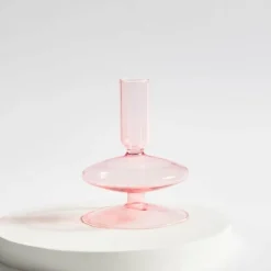 Spiralförmige Kerzenhalter – Modernes geometrisches Dekor