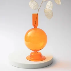 Spiralförmige Kerzenhalter – Modernes geometrisches Dekor