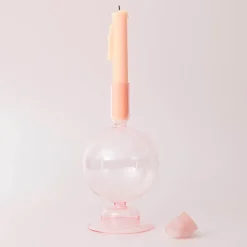 Spiralförmige Kerzenhalter – Modernes geometrisches Dekor